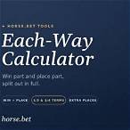 horse bet calculator each way